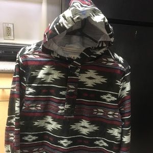 Hooded Flannel Shirt